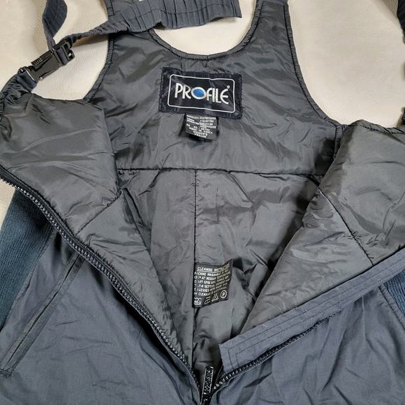Vintage Profile Insulated Black Snow Bib Overalls - Women’s Size M - Picture 6 of 6